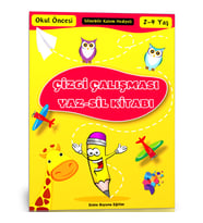 Okul Öncesi Çizgi Çalışmaları YAZ-SİL Kitabı (2-4 YAŞ)