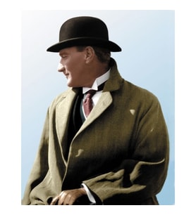 Siyah Renk Atatürk Şapkası