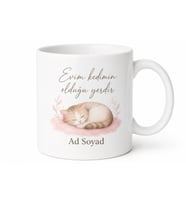 Kedi Severler İçin Özel Tasarım Hediye Kupa