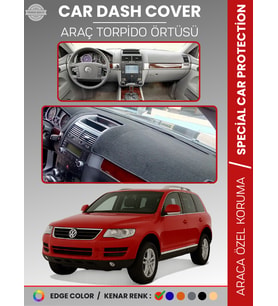 VOLKSWAGEN TOUAREG (2002-2010) Torpido Örtüsü Ön Göğüs Koruma Torpido Koruma Tam Uyum Araca Özel