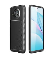 Xiaomi Redmi Note 9 Pro 5G Kılıf Esnek Soft Karbon Tasarım Legion Serisi (Siyah)