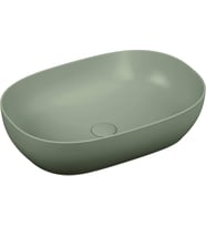 Vitra Outline 5995B420-0016 Oval Lavabo, 60 Cm, Mat Bej
