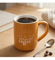 Mahmood Coffee Mottolu Porselen Kupa 300 ml
