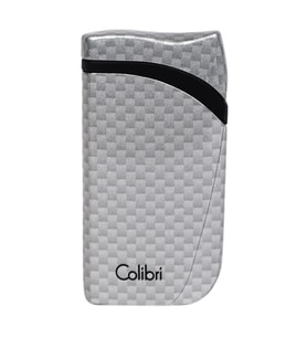 Colibri Falcon Karbon Desenli Gümüş Puro Çakmağı