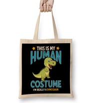 This Is My Human Costume I m Really A T Rex Bez Çanta Uzun Saplı