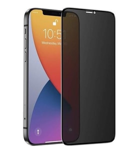 Vendas iPhone 11 Pro Uyumlu (11 Pro) Privacy Gizleyen Hayalet Temperli Cam Ekran Koruyucu (Siyah)
