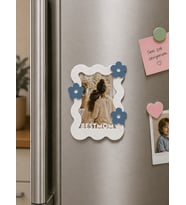 Anneler Gününe Özel - Çerçeve Magnet "Best Mom" Yazılı Buzdolabı Magneti & Hediyelik
