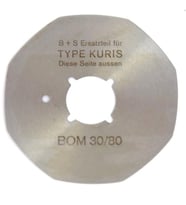 Yuvarlak Kesim Motor 8 Köşe Bıçak / BOM80(8)