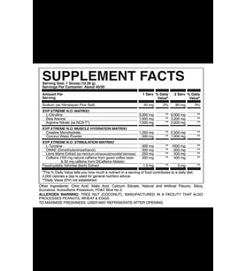 Evogen EVP Xtreme NO  Arginine Nitrate, Beta-Alanine, Citrulline Pre-Workout, No Oxide, Muscle Pump  40 Servings 490gr.Usa Menşei.3755 (Renksiz)
