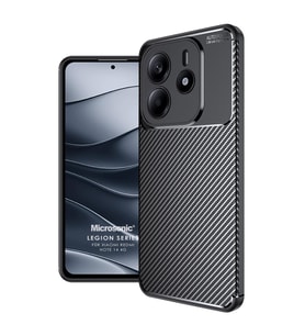 Microsonic Xiaomi Redmi Note 14 4G Kılıf Legion Series Siyah