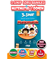 3.Sınıf Matematik 1.Dönem - Etkinlikli Çalışma ve Soru Bankası Kitabı