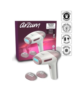 Arzum AR5178 SateenTouch IPL Lazer Epilasyon, 999.999 Atım,Evde Tüy Alma,Soğutmalı, 5 Kademe, Cilt S