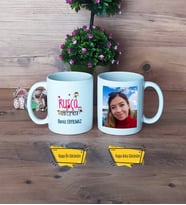 Rusça Öğretmeni Kupa Bardak Beyaz Fotoğraflı Öğretmenler Günü Hediyesi