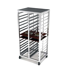 Empero EMP.BA.2.3753-26 Tepsi Arabası - Çift sıra - 26 adet 37x53 servis tepsi kp.
