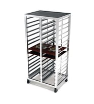 Empero EMP.BA.2.3753-26 Tepsi Arabası - Çift sıra - 26 adet 37x53 servis tepsi kp.