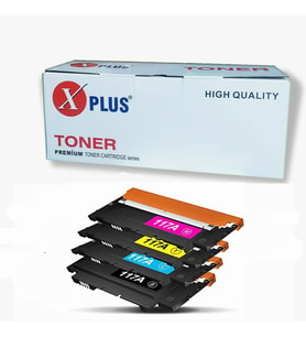 XPlus® Hp  Color Laser Yazıcı 150NW Hp 117A 4 Renk Ithal Toner Seti 1.000 Sayfa Chipsiz