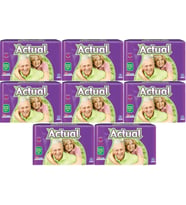 Actual Yetişkin Bezi Bel Bantlı XL - Ekstra Büyük - Extra Large 240 Adet (8PK*30)