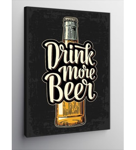 Kanvas Tablo Bira Temalı