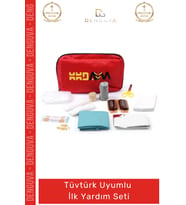 #İlkyardımÇantası Araç Motosiklet Ofis İş Yeri Tekne Profesyonel Acil Tam Ecza Ilk Yardım Bez Çantal