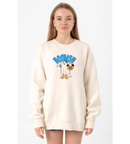 Donal Boobash Halloween Ekru Kadın 2ip Sweatshirt