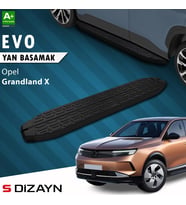 S-Dizayn Opel Grandland 2 Hybrid Benzinli Evo Siyah Yan Basamak 193 Cm 2024 Üzeri A+ Kalite