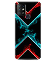 INFINIX Hot 10 Kılıf Silikon Desen Smoke 1728