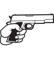 SİLAHLAR FOLYO STİCKER 90 cm uzunluk