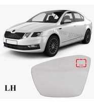 OCTAVİA SEDAN 2017-2020 MODEL ARASI UYUMLU SOL SÜRÜCÜ TARAFI DIŞ AYNA CAMI ELEKTRİKLİ ISITMALI