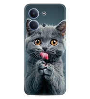 Xiaomi Redmi 15C Kılıf Boutique Baskılı Resimli Komik Kedi Pcode -008