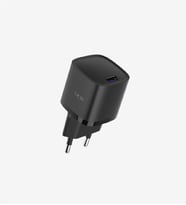 G843 Premium Mini 25W USB-C GaN3 Süper SI Şarj Adaptörü (Siyah)