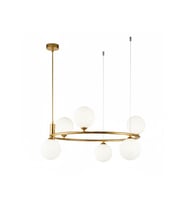 Claudia 6'lı Sarkıt Avize RA-AVZ- 6812-45-39 (Gold)