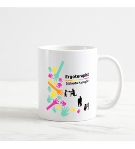 Ergoterapist Kupa Bardak (1. Tasarım) (Beyaz)