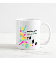 Ergoterapist Kupa Bardak (1. Tasarım) (Beyaz)