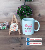 Anaokulu Öğretmeni Kupa Bardak Beyaz ve Fotoğraflı Ahşap Anahtarlık Hediye Öğretmenler Günü Hediyesi (Model 1)