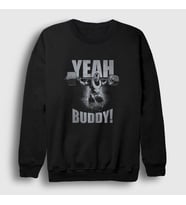 Presmono Unisex Siyah Yeah Buddy Gym Spor Ronnie Coleman Sweatshirt 363831tt