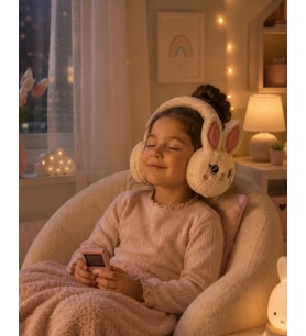 Peluş Bluetooth Kulaküstü Kulaklık Mikrofonlu Kablosuz Müzik Kulaklığı