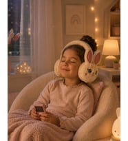 Peluş Bluetooth Kulaküstü Kulaklık Mikrofonlu Kablosuz Müzik Kulaklığı