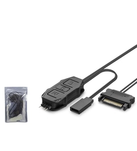 Sata Mini Fan Argb Kontrolcüsü - Siyah HDX1082