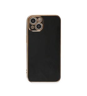 Apple İphone 15 Kılıf Volet Silikon - Siyah