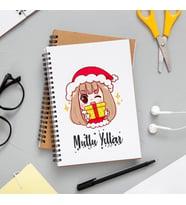 Mutlu Yıllar & Merry Christmas Yılbaşı Tasarımlı Defter