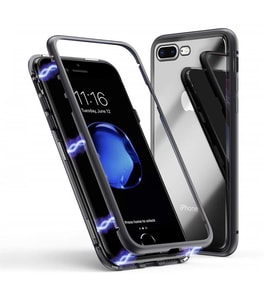 Blogy iPhone 8 Plus / 7 Plus ile Uyumlu Magnetic Case Kılıf