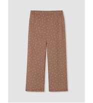 LCW DREAM Kahverengi Kalp Desenli Kadın Kapri Pijama Alt