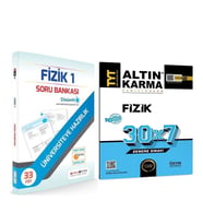 Farklı Sistem TYT Fizik Soru Bankası ve Altın Karma Deneme Seti 2 Kitap