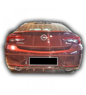 🚘 Opel Insignia Grand Sport Difüzör (Yeni Kasa) – Sportif Plastik Arka Tampon Eki  Dayanıklı Malzeme (Standart)