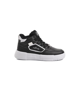 Walkway Nefertiti Siyah-Beyaz Unisex Hi Sneaker (Siyah - Beyaz)
