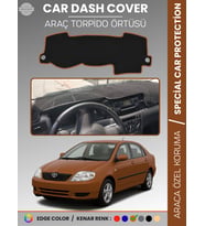 TOYOTA COROLLA E120 (2002-2007) Torpido Örtüsü Ön Göğüs Koruma Araca Özel Çatlamayı Önler Kaymaz