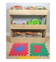 Carniella Bebek - Çocuk Odası Çok Amaçlı Bölmeli Oyuncak Dolap, Kitaplık, Mutfak Dolabı