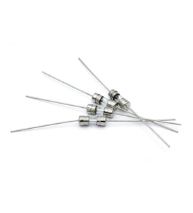 T6.3A 3.6*10mm 250V Çift Pin Hızlı Darbe Cam Sigorta x 1 Adet (rf041) (Metal)