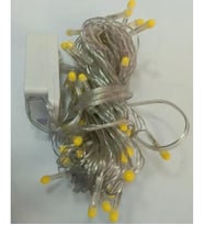 10m 100 Led Damla Uçlu Led Işık BEYAZ IŞIK Şeffaf Kablo