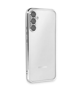 Samsung Galaxy A54 5g Kılıf Razer Lensli Silikon - Gümüş